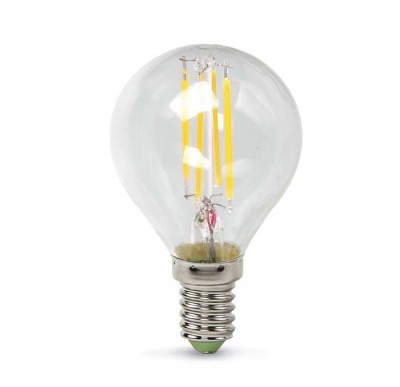 Лампа светодиодная филаментная LED-шар-premium 5Вт шар 4000К белый E14 450лм 160-260В прозр. ASD 4690612004167