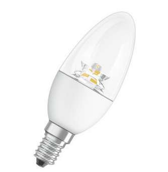 Лампа светодиодная диммируемая PARATHOM CLASSIC B 40 DIM 6W/827 6Вт 2700К тепл. бел. E14 220-240В CL OSRAM 4052899961982