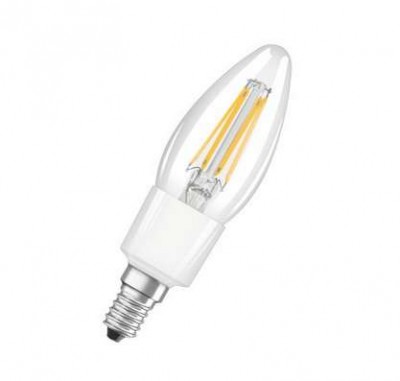 Лампа светодиодная диммируемая PARATHOM Retrofit CLASSIC B 40DIM 4.5Вт свеча 2700К тепл. бел. E14 230В FIL OSRAM 4052899