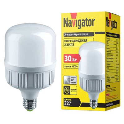 Лампа светодиодная 61 479 NLL-T100-30-230-840-E27 Navigator 20698