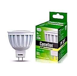 Лампа светодиодная LED8-JCDR/845/GU5.3 8Вт 4500К белый GU5.3 600лм 220-240В Camelion 11609