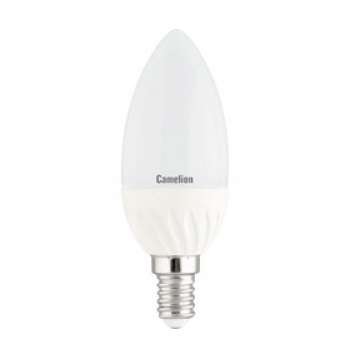 Лампа светодиодная LED3-C35/845/E14 3Вт свеча 4500К белый E14 260лм 220-240В Camelion 11378