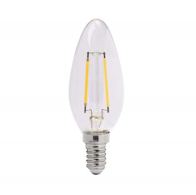 Лампа светодиодная PLED-OMNI-C37 5Вт свеча 2700К тепл. бел. E14 450лм 230В JazzWay 4895205002081