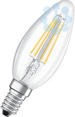 Лампа светодиодная PARATHOM Retrofit CLASSIC B 37 3.8W/827 3.8Вт свеча 2700К тепл. бел. E14 420лм 230В FIL OSRAM 4052899