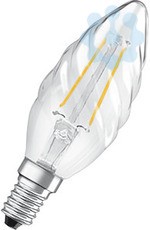 Лампа светодиодная PARATHOM Retrofit CLASSIC B W25 2W/827 2Вт свеча 2700К тепл. бел. E14 230лм 230В FIL OSRAM 4052899941