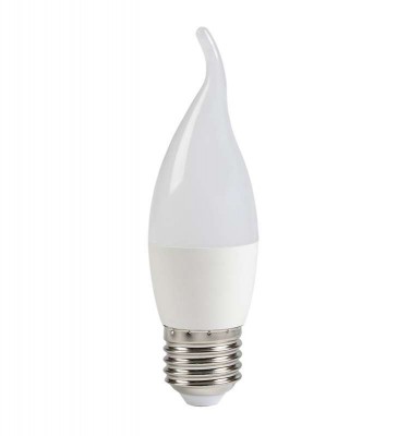 Лампа светодиодная Eco 7Вт CB35 свеча на ветру 4000К нейтр. бел. E27 230В IEK LLE-CB35-7-230-40-E27