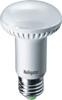 Лампа светодиодная 61 257 NLL-R63-8-230-6.5K-E27 8Вт рефлектор матовая 6500К холод. бел. E27 680лм 176-264В Navigator 61257