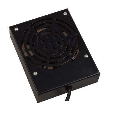 Панель вентиляторная потолоч. для шкафов LINEA W 1 вентилятор черн. ITK FM05-1LW