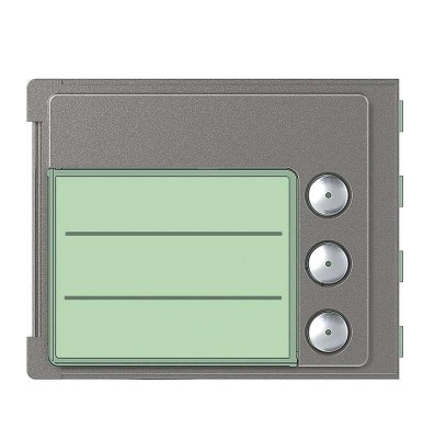 Панель лицевая модуля доп. кнопок вызова (3-4) 3 кнопки Robur Leg BTC 352035