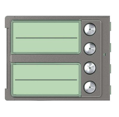 Панель лицевая модуля доп. кнопок вызова (3-4) 4 кнопки Robur Leg BTC 352045