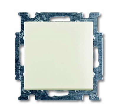 Механизм выключателя 1-кл. 1п СП Basic 55 10А IP20 с клавишей chalet-white ABB 2CKA001012A2184