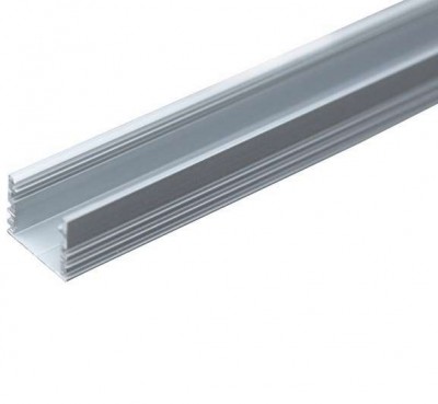 Профиль алюминиевый анодированный накладной/подвесной для линеек до 10мм (уп.3м) NEON-NIGHT 146-114