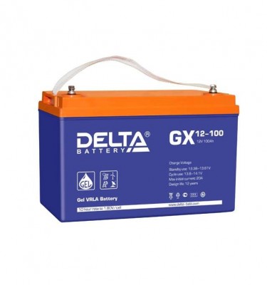Батарея аккумуляторная 12В 100А.ч DELTA GX 12-100