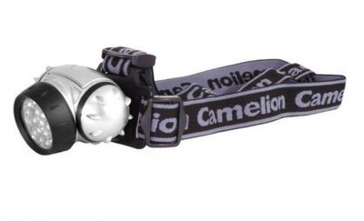 Фонарь налобный LED 5322-16Mx (16 ультра ярких LED 4 режима; 3хR6 в комплекте; метал.) Camelion 8137