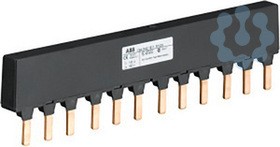 Разводка шинная 3ф PS4-4-0 до 108А для 4-х автоматов типа MS450; MS495; MS497; MO450; MO495; MO496 без доп. контактов AB