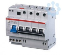 Выключатель автоматический дифференциального тока 4п B 10А 30мА тип A DS204 6мод. ABB 2CSR254101R1105