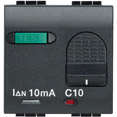 Выключатель автоматический дифференциального тока 2п 10А 2мод. 230В Leg BTC L4305/10