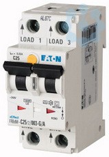 Выключатель автоматический дифференциального тока 2п B 10А 30мА FRBDM-B10/2/003-G/A цифровой EATON 168198