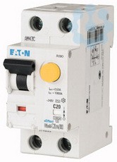 Выключатель автоматический дифференциального тока 2п (1P+N) C 16А 10мА тип AC 10кА FRBmM-C16/1N/001 EATON 170984