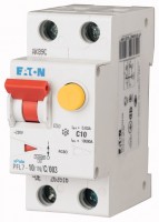 Выключатель автоматический дифференциального тока 2п C 10А 30мА AC 10кА PFL7-10/1N/C/003-DE EATON 263516