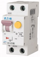 Выключатель автоматический дифференциального тока 2п C 32А 30мА AC 10кА PFL7-32/1N/C/003-DE EATON 263555