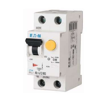 Выключатель автоматический дифференциального тока 2п C 40А 30мА AC 10кА PFL7-40/1N/C/003-DE EATON 263561