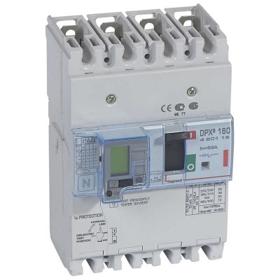 Выключатель автоматический дифференциального тока 4п 63А 36кА DPX3 160 термомагнитн. расцеп. Leg 420113