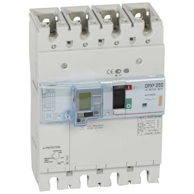 Выключатель автоматический дифференциального тока 4п 160А 25кА DPX3 250 термомагнитн. расцеп. Leg 420227
