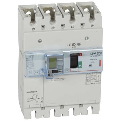 Выключатель автоматический дифференциального тока 4п 160А 36кА DPX3 250 термомагнитн. расцеп. Leg 420257