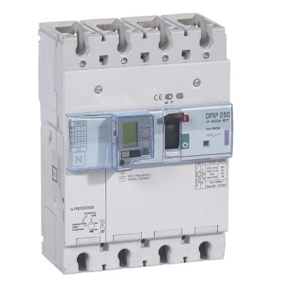 Выключатель автоматический дифференциального тока 4п 160А 50кА DPX3 250 электрон. расцеп. с изм. блоком Leg 420487