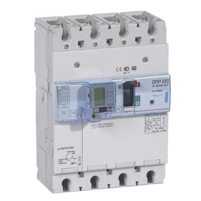 Выключатель автоматический дифференциального тока 4п 160А 70кА DPX3 250 термомагнитн. расцеп. Leg 420627