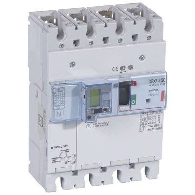 Выключатель автоматический дифференциального тока 4п 250А 36кА DPX3 250 электрон. расцеп. с изм. блоком Leg 420459