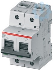 Выключатель автоматический модульный 2п B 100А 18кА S802C B100 ABB 2CCS882001R0825