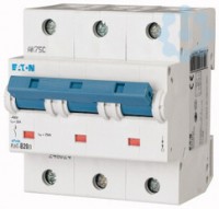 Выключатель автоматический модульный 3п B 20А 25кА PLHT-B20/3 EATON 248024