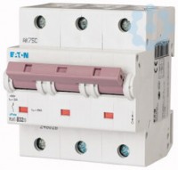 Выключатель автоматический модульный 3п B 32А 25кА PLHT-B32/3 EATON 248026