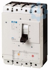 Выключатель автоматический 4п 500А диапазон уставок 400…500А 150кА NZMH3-4-A500 EATON 109704