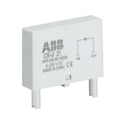 Варистор LEDCR-U-91CV 110-230B AC/DC для реле CR-U зел. ABB 1SVR405665R1100