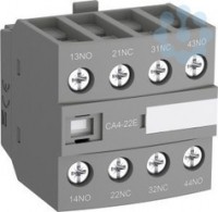 Блок контактный дополнительный CA4-40N (4НО) для контакторов AF09…AF38 и реле NF09…NF38 ABB 1SBN010140R1240