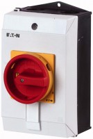 Выключатель нагрузки в корпусе 3п 25А запираемый P1-25/I2H/SVB красн./желт. ручка EATON 226900