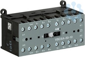 Миниконтактор реверсивный VBC6A-30-10-05 9А(400В AC3) катушка 220-240В DС ABB GJL1213911R0105