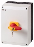 Выключатель-разъединитель 3P+N цилиндрический замок; ручка красн./желт. DMM-160/3N/I5/C-R EATON 172800