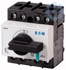 Выключатель-разъединитель Duco 3п+прох.N 40А с рукоятью DCM40/1 EATON 1314106