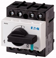Выключатель-разъединитель Duco 3п+прох.N 63А с рукоятью DCM63/1 EATON 1314004