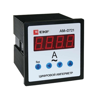 Амперметр цифровой AM-D961 на панель 96х96 однофазный EKF am-d961