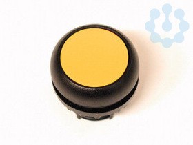 Головка кнопки с фикс. желт.; черн. лицевое кольцо M22S-DR-Y EATON 216622