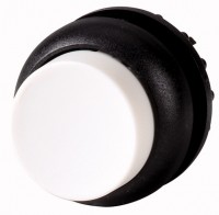 Головка кнопки M22S-DRH-W выступающая с фикс. бел.; черн. лицевое кольцо EATON 216666