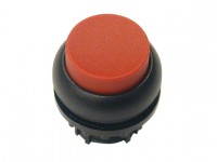 Головка кнопки M22S-DH-R выступающая без фикс. красн.; черн. лицевое кольцо EATON 216642