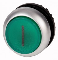 Головка кнопки M22-DRLH-G-X1 выступающая с фикс. с подсветкой. зел. EATON 216805