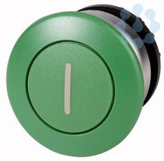 Головка кнопки M22-DP-G-X1 грибовидная без фикс. зел. EATON 216722