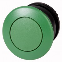 Головка кнопки M22S-DP-G грибовидная без фикс. зел.; черн. лицевое кольцо EATON 216717